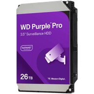 WD Tvrdi disk WD260PURP, 26 TB, 3,5", 7200 o/min, SATA